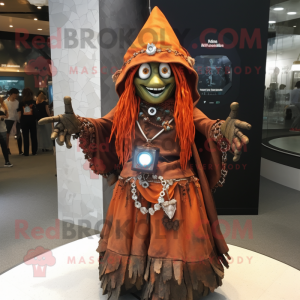Rust Witch maskot kostym...