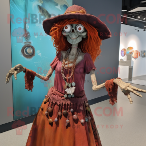 Rust Witch maskot kostume...