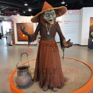 Rust Witch maskot drakt...