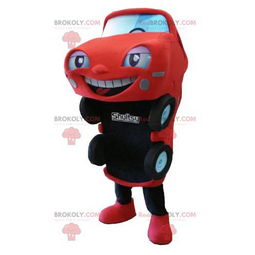 Mascote do carro vermelho e preto - Redbrokoly.com