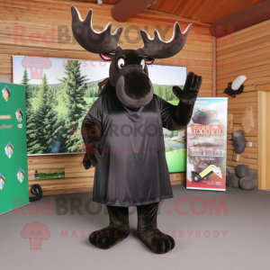 Black Moose mascotte...