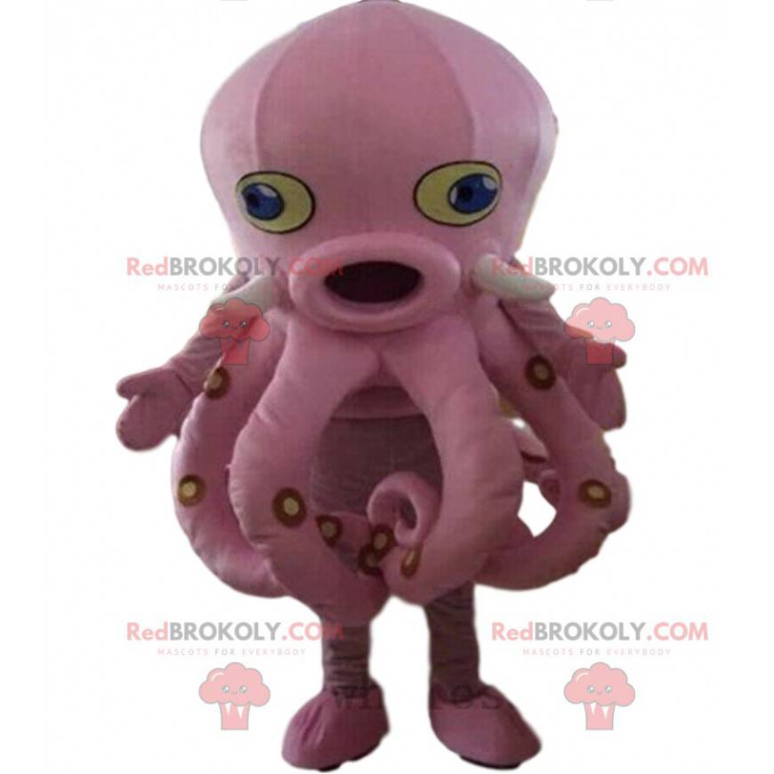 Blæksprutte kostume, kæmpe lyserød blæksprutte - Redbrokoly.com