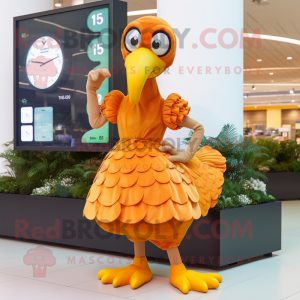 Oranger Dodo-Vogel...