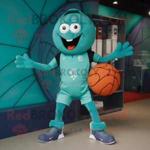 Teal Spider mascotte...