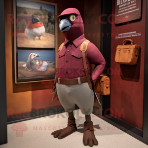 Maroon Passenger Pigeon...