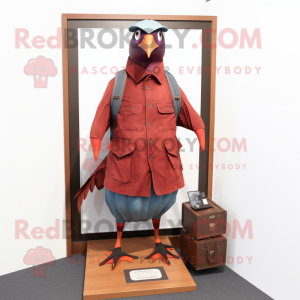 Maroon Passenger Pigeon...