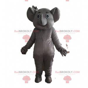 Fullt naken og tilpassbar grå elefant kostyme - Redbrokoly.com