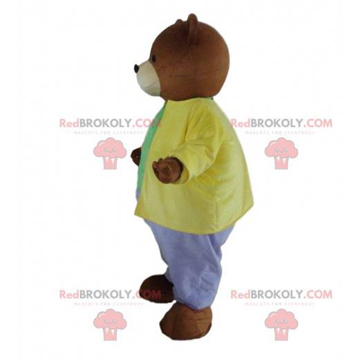 Costume da orso bruno, mascotte piccolo orso bruno -