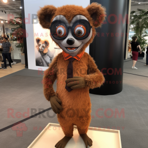 Rust Lemur maskot kostym...