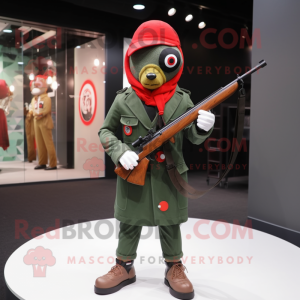  Sniper maskot kostume...