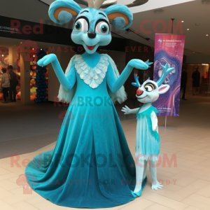 Turquoise Gazelle mascotte...