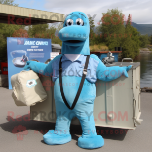 Sky Blue Loch Ness Monster...