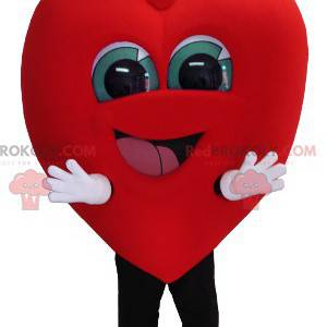 Mascota de corazón gigante y sonriente - Redbrokoly.com
