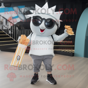 Sølv Fish And Chips maskot...