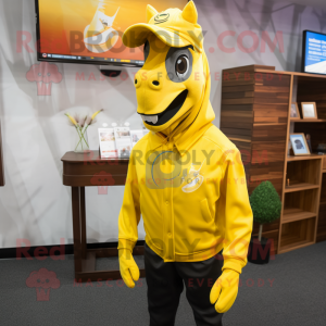 Gul Horseshoe maskot...