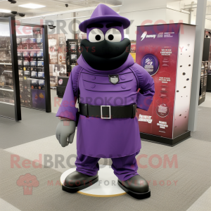 Purple Grenade mascotte...