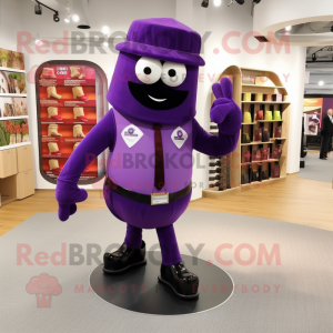 Postava maskota Purple...