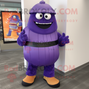 Purple Grenade mascotte...