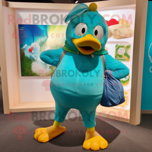 Turquoise Hens mascotte...