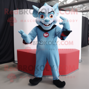 Sky Blue Vampire maskot...