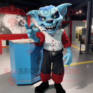 Sky Blue Vampire mascotte...