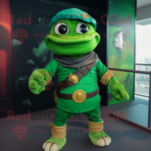 Green Pirate mascotte...