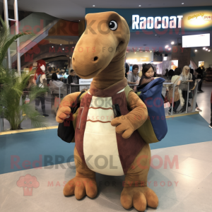 Rust Brachiosaurus mascotte...