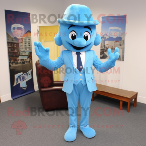 Sky Blue Attorney mascotte...