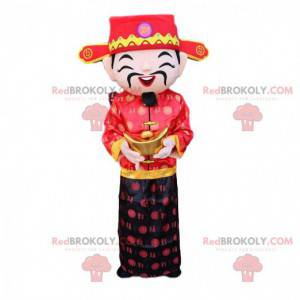 Asiat maskot, bůh bohatství kostým - Redbrokoly.com