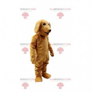 Meget realistisk brun hundemaskot, hundedragt - Redbrokoly.com