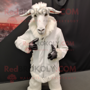 Witte Angora Goat mascotte...