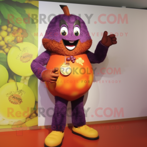 Rust Grape mascotte kostuum...