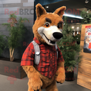 Rust Dingo maskot kostume...