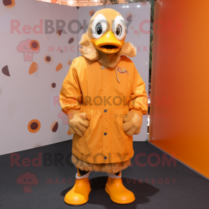 Orange Gosling maskot...