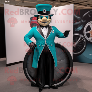 Teal Ring Master mascotte...