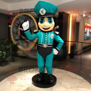 Teal Ring Master mascotte...