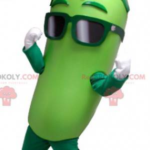 Giant green pickle mascot - Redbrokoly.com