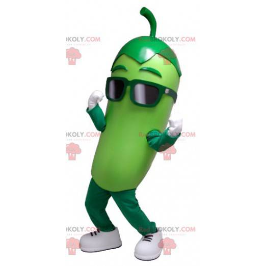 Gigantisk grønn pickle maskot - Redbrokoly.com