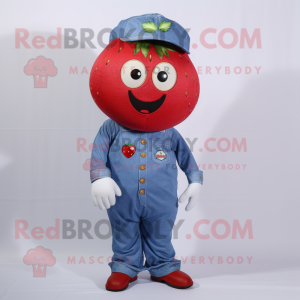 Red Strawberry mascotte...