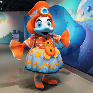  Clown Fish maskot kostyme...