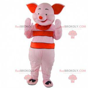 Mascot Piglet, the famous pink pig in Winnie the Pooh -