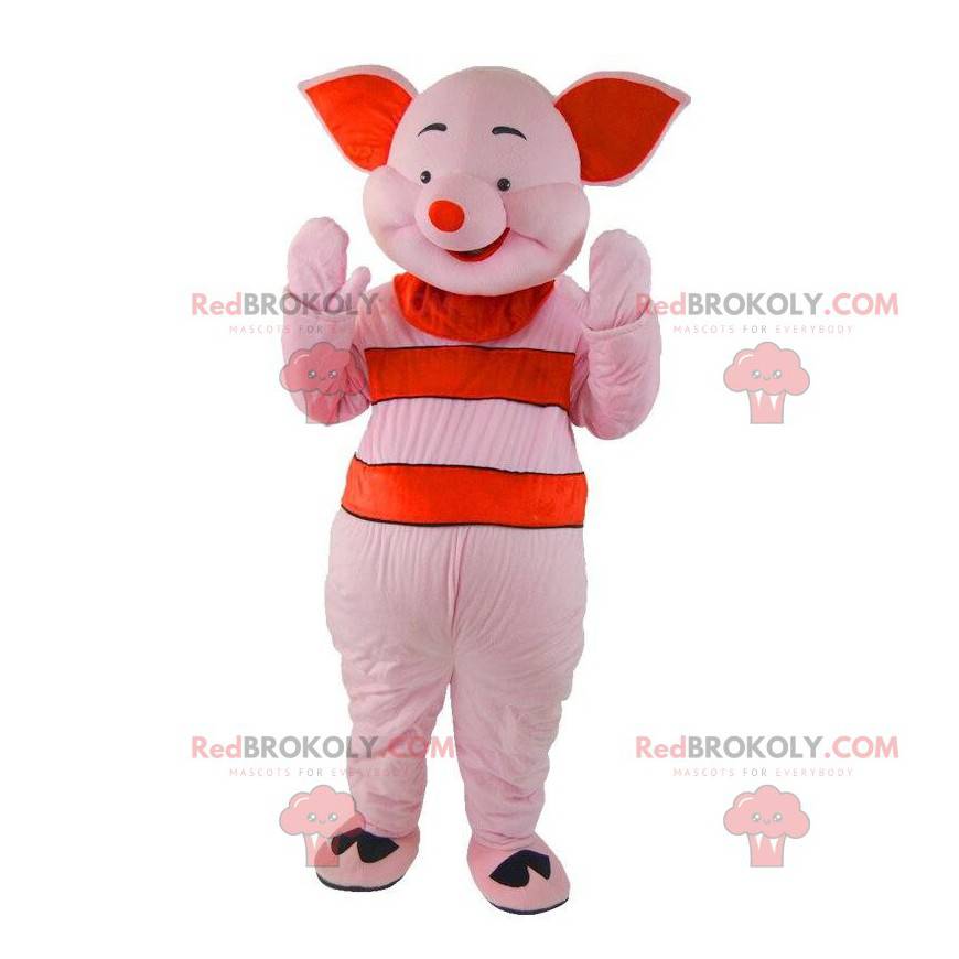 Mascot Piglet, the famous pink pig in Winnie the Pooh -