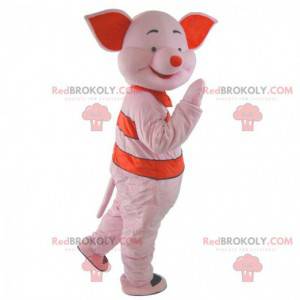 Mascot Piglet, den berömda rosa grisen i Winnie the Pooh -