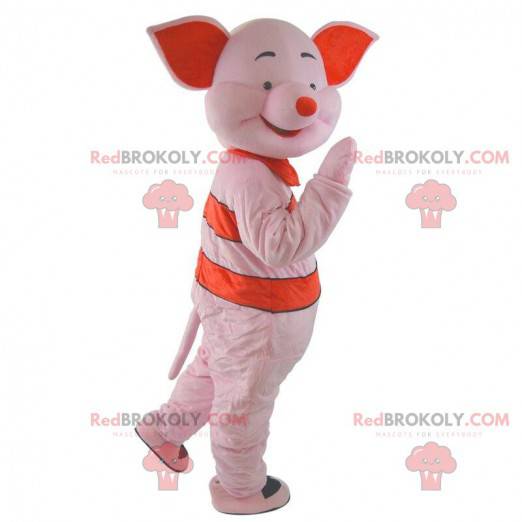 Mascot Piglet, the famous pink pig in Winnie the Pooh -