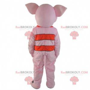 Mascot Piglet, the famous pink pig in Winnie the Pooh -