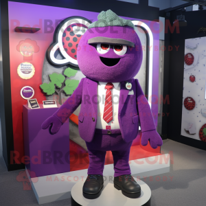 Purple Raspberry mascotte...