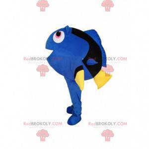 Mascote Dory, o famoso peixe cirurgião dos desenhos animados -