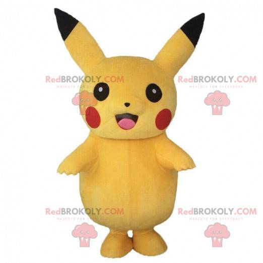 Pikachu maskot, den berømte gule manga Pokémon - Redbrokoly.com