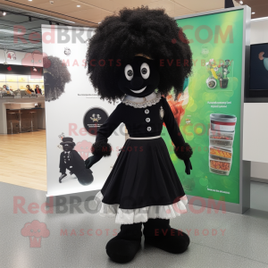 Black Irish Dancer mascotte...