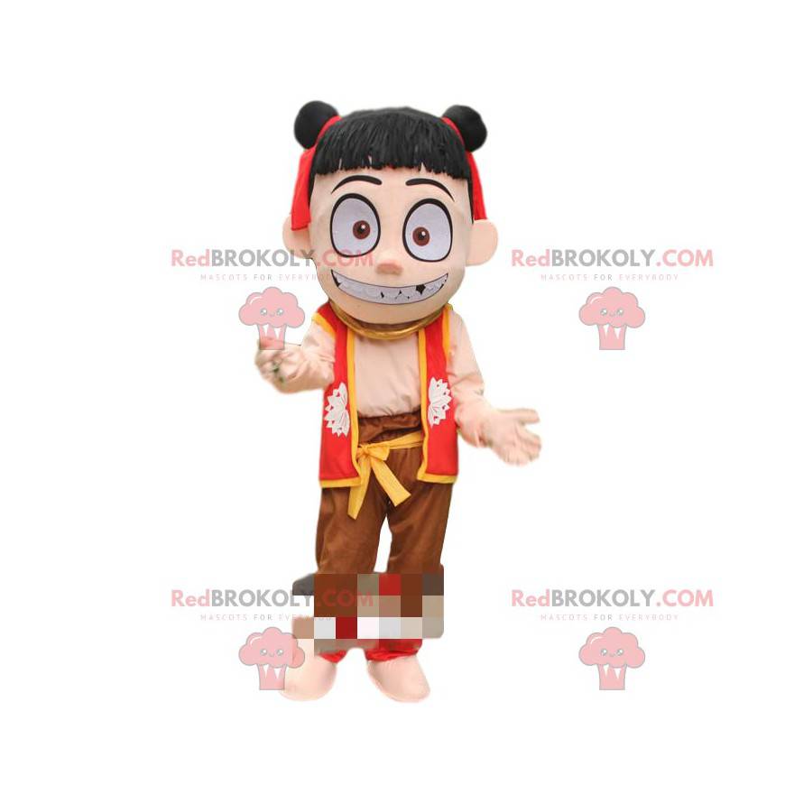 Mascot Nezha, berømt mangadæmon, berømt kostume - Redbrokoly.com